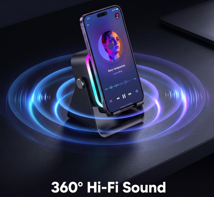 AmpWave Pro™ Wireless Induction Speaker