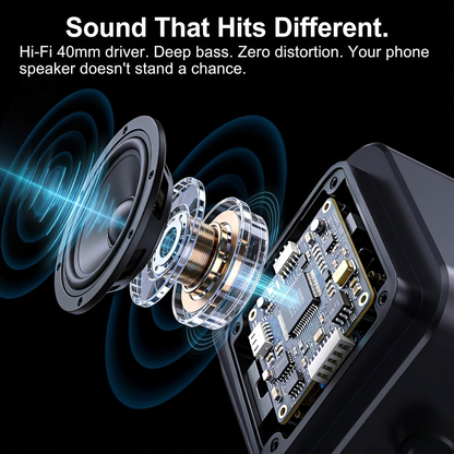 AmpWave Pro™ Wireless Induction Speaker