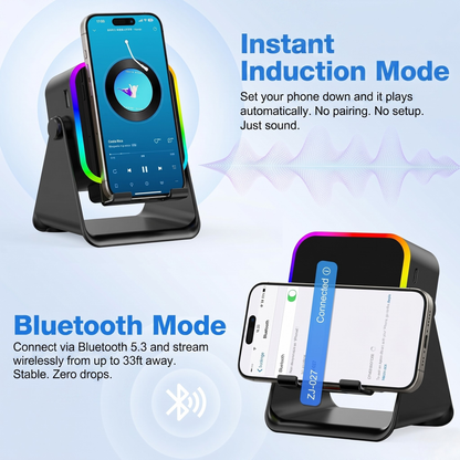 AmpWave Pro™ Wireless Induction Speaker